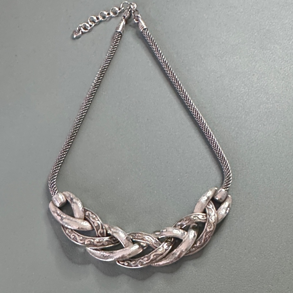 Brighton Venetian Canals Collar Braided Necklace